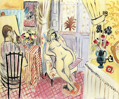 The Artist and his Model Henri Matisse